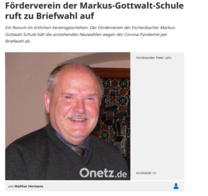 Read more about the article Neuwahlen beim Förderverein