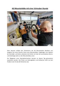 Read more about the article Berufsorientierung mit der AG Mountainbike