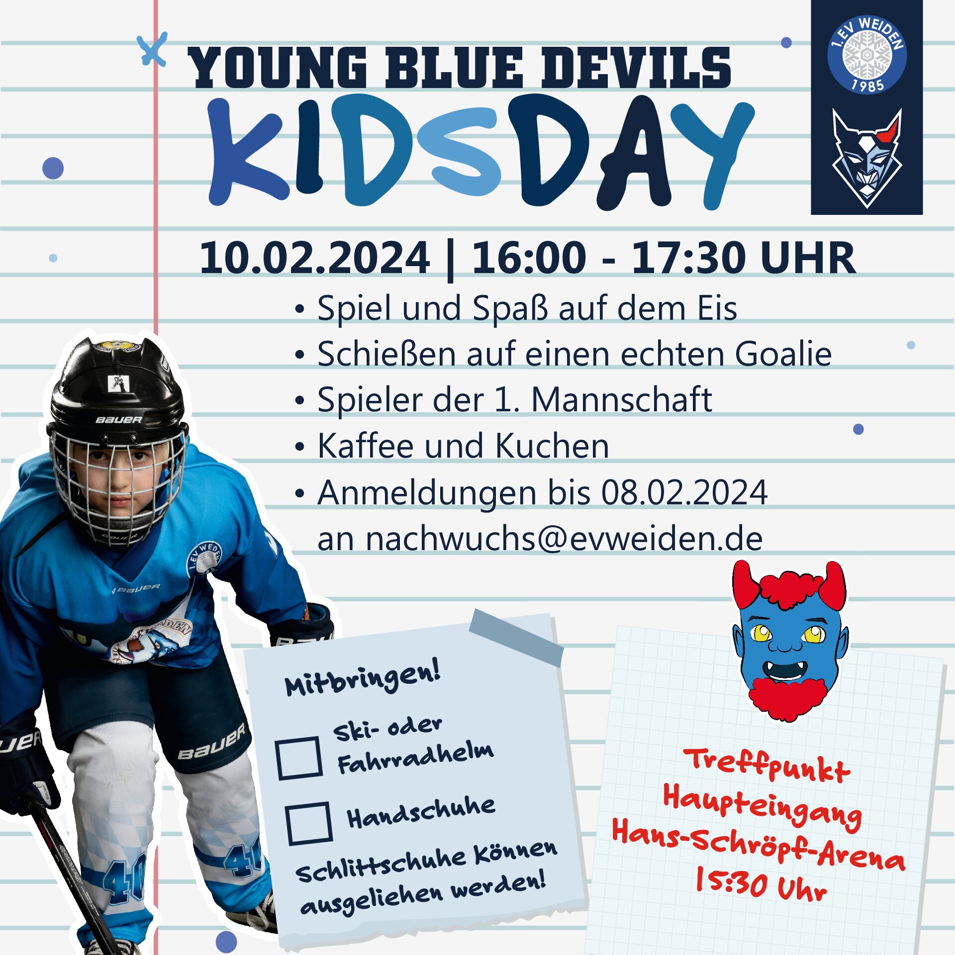 Read more about the article Young Blue Devils Kids Day